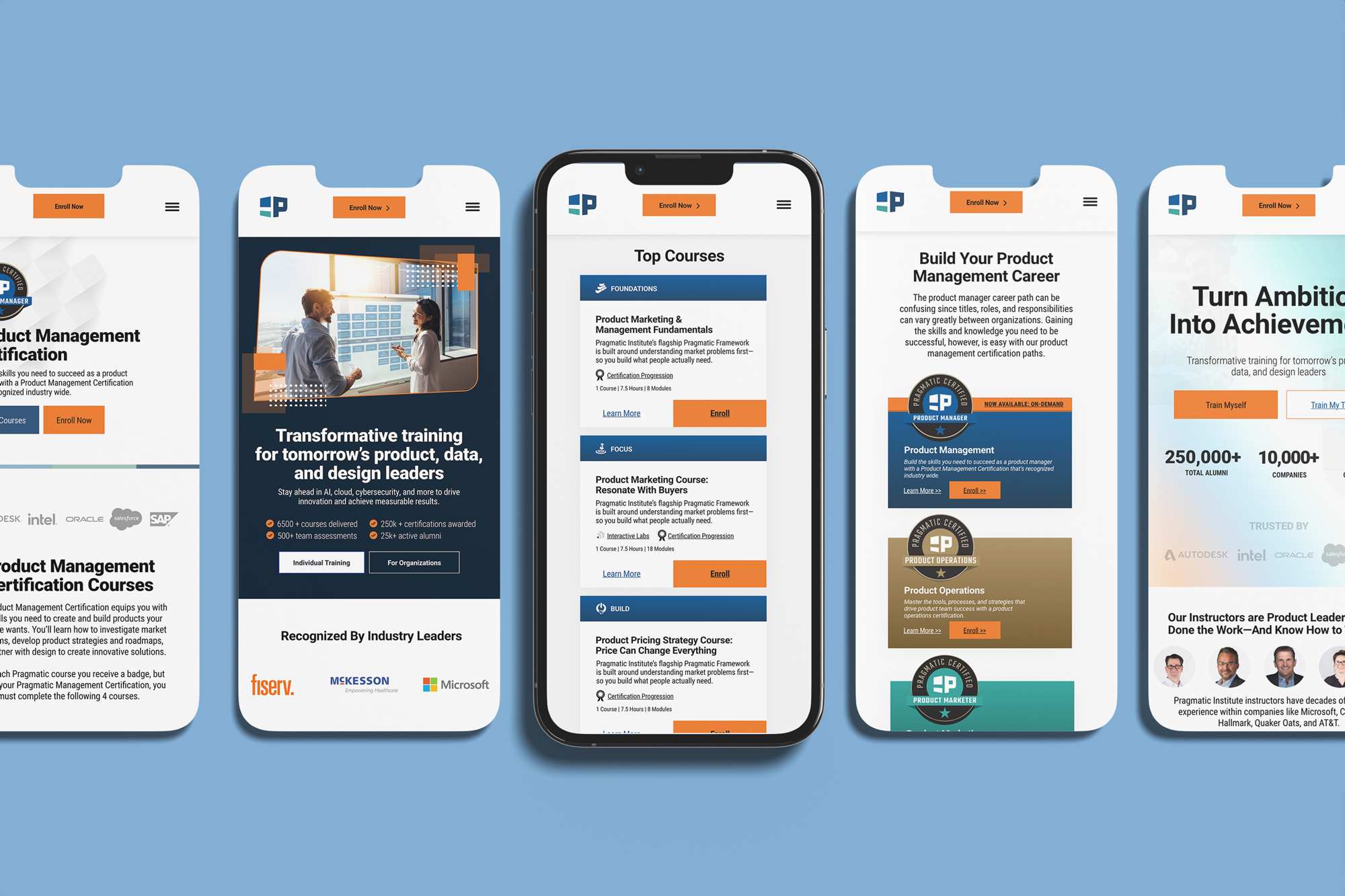 Mobile landing page experiences